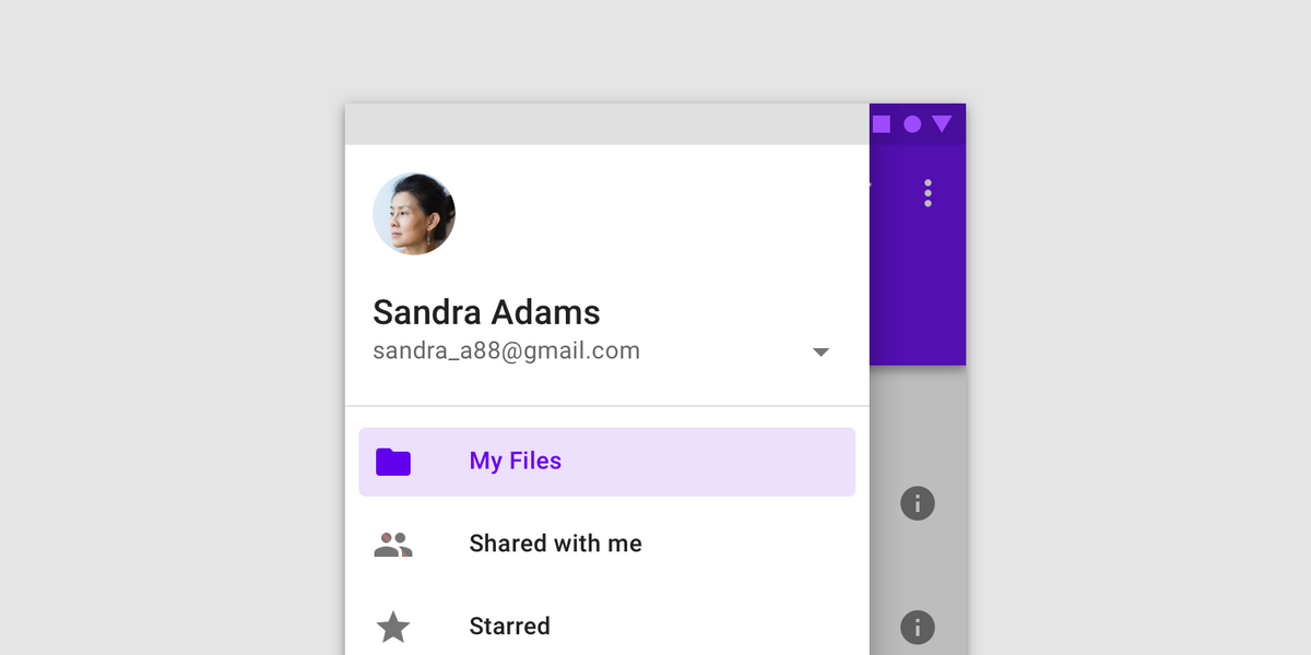 Android Material Component: Navigation Drawer Styling (Part III)