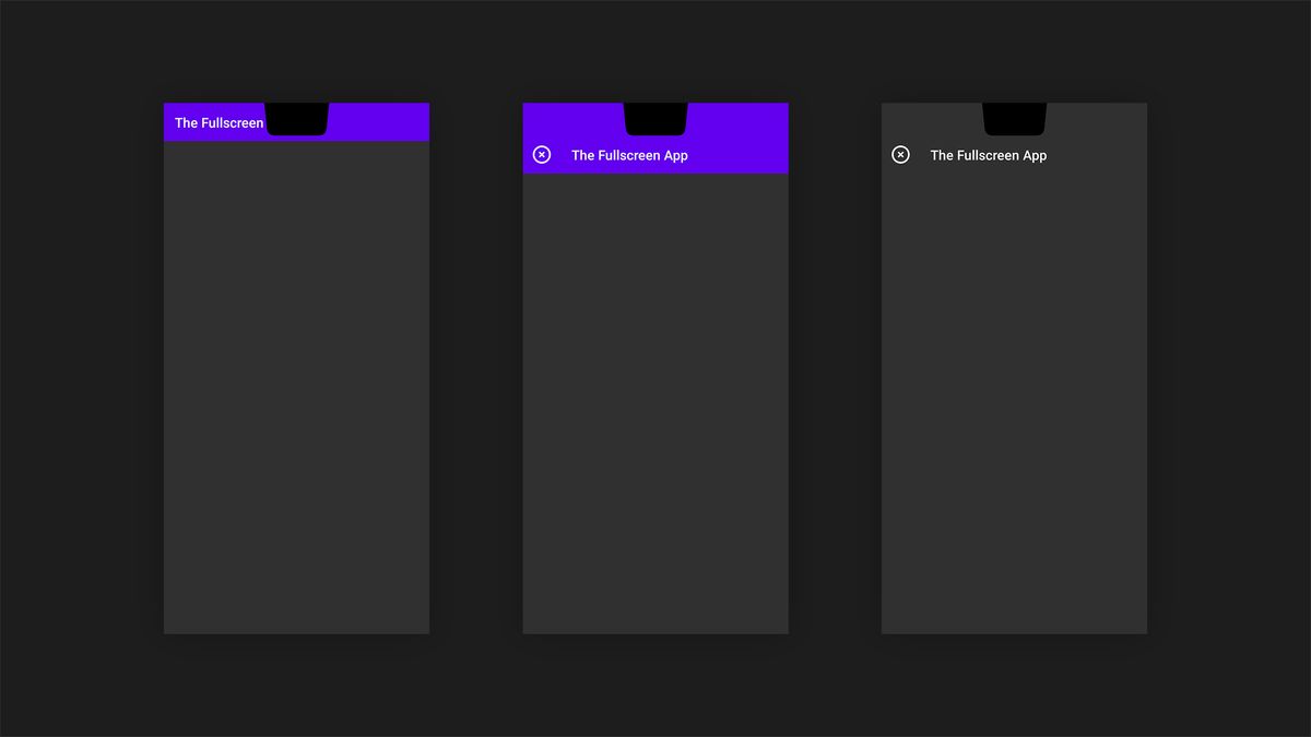 Android Material Component: Toolbar vs DisplayCutout