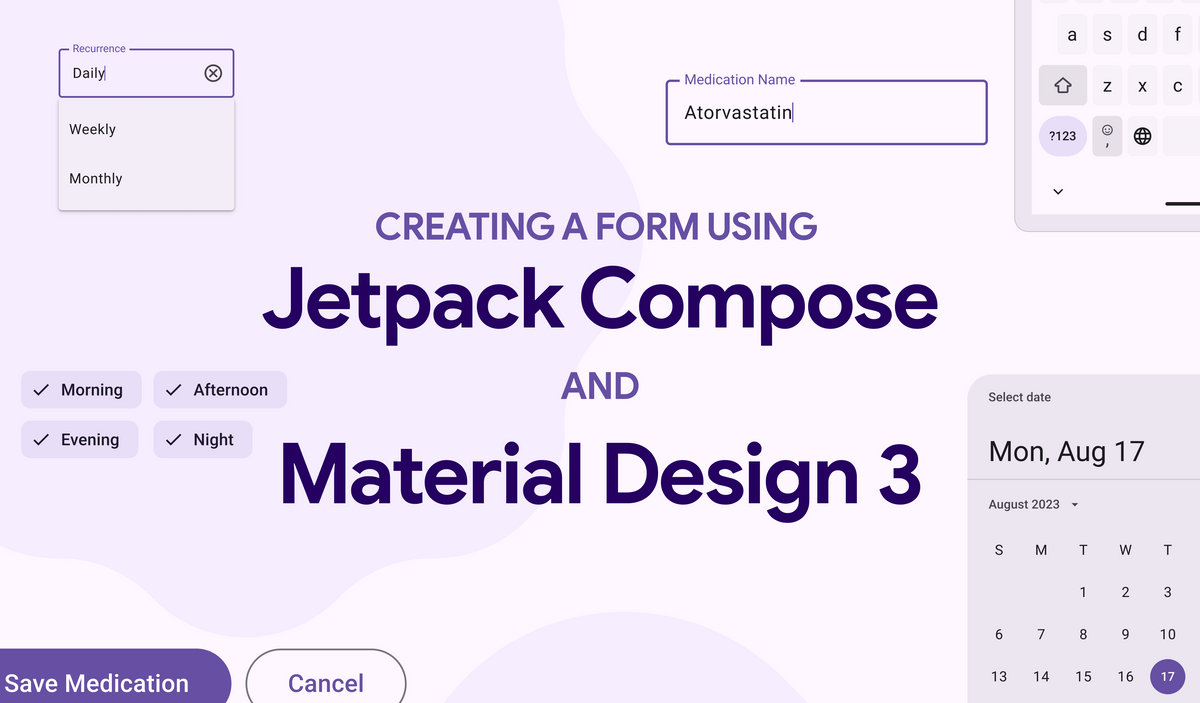 Creating a Form using Jetpack Compose and Material Design 3