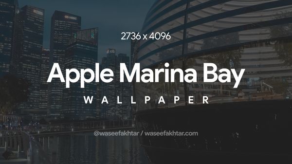 Apple Marina Bay Wallpaper by Waseef Akhtar