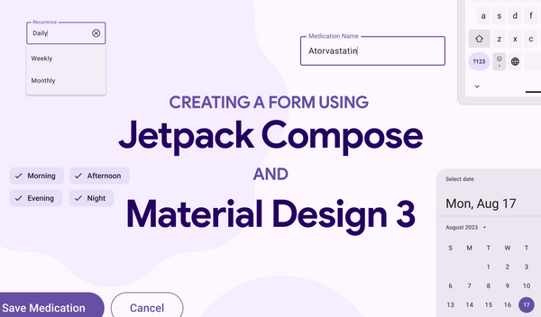 Creating a Form using Jetpack Compose and Material Design 3